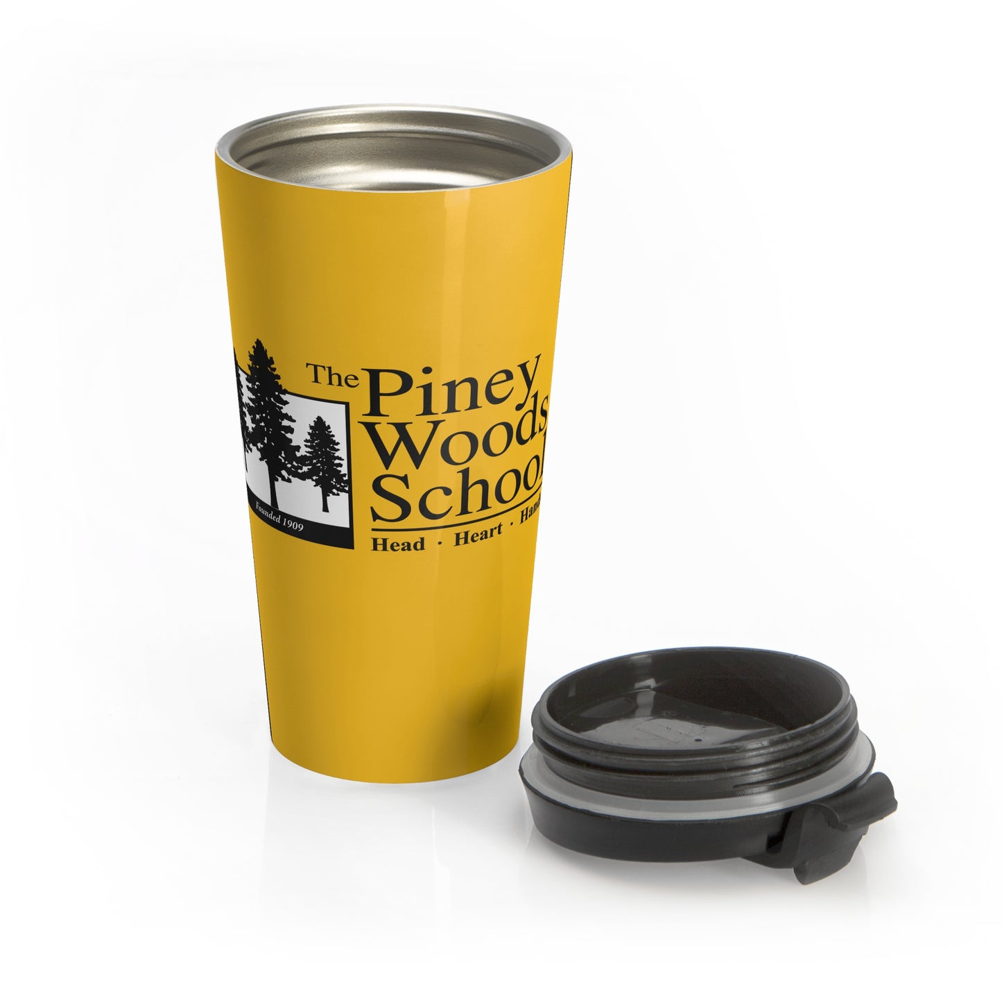 Stainless Steel Travel Mug (Yellow)