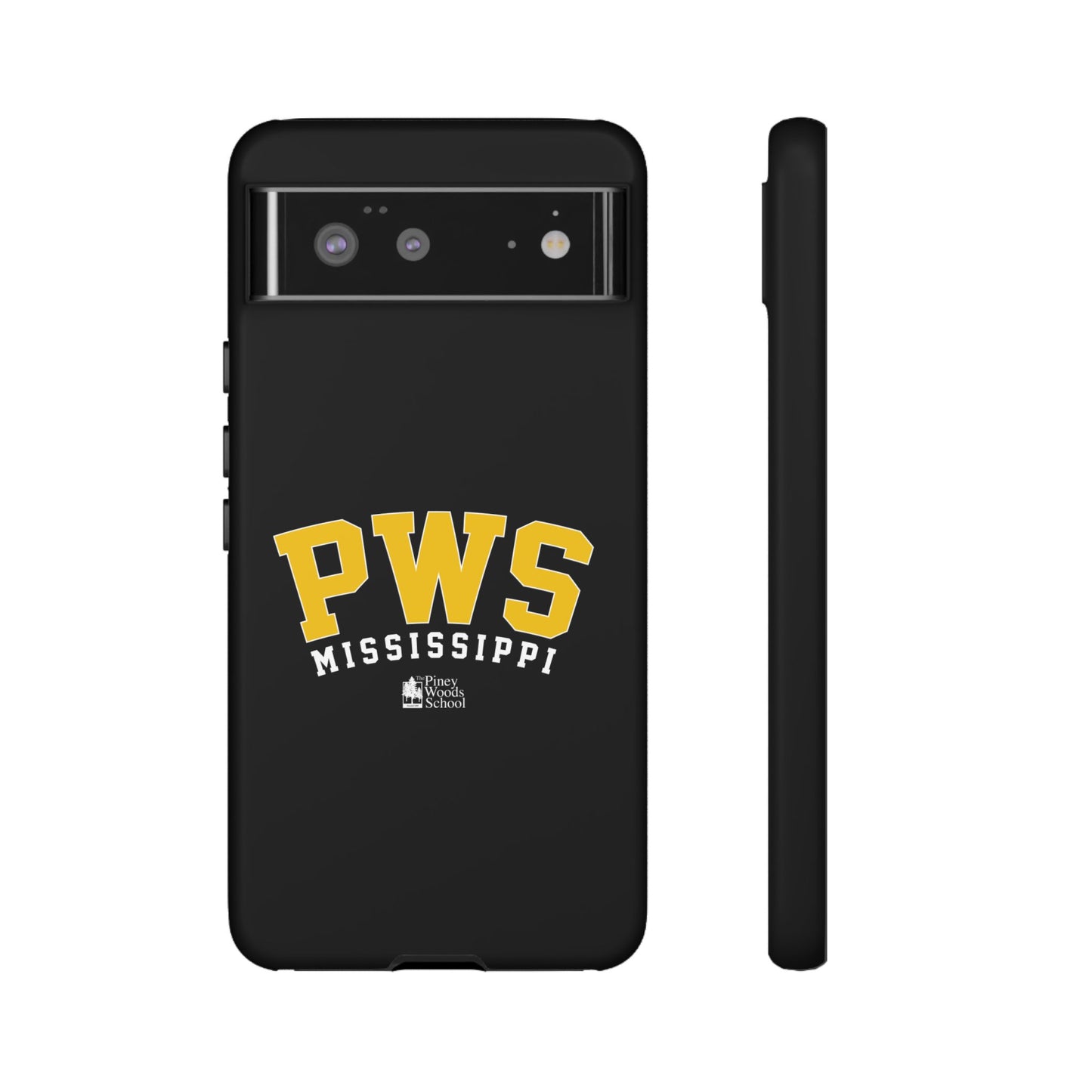 Google Pixel Tough Cases - Piney Woods Design (Black)