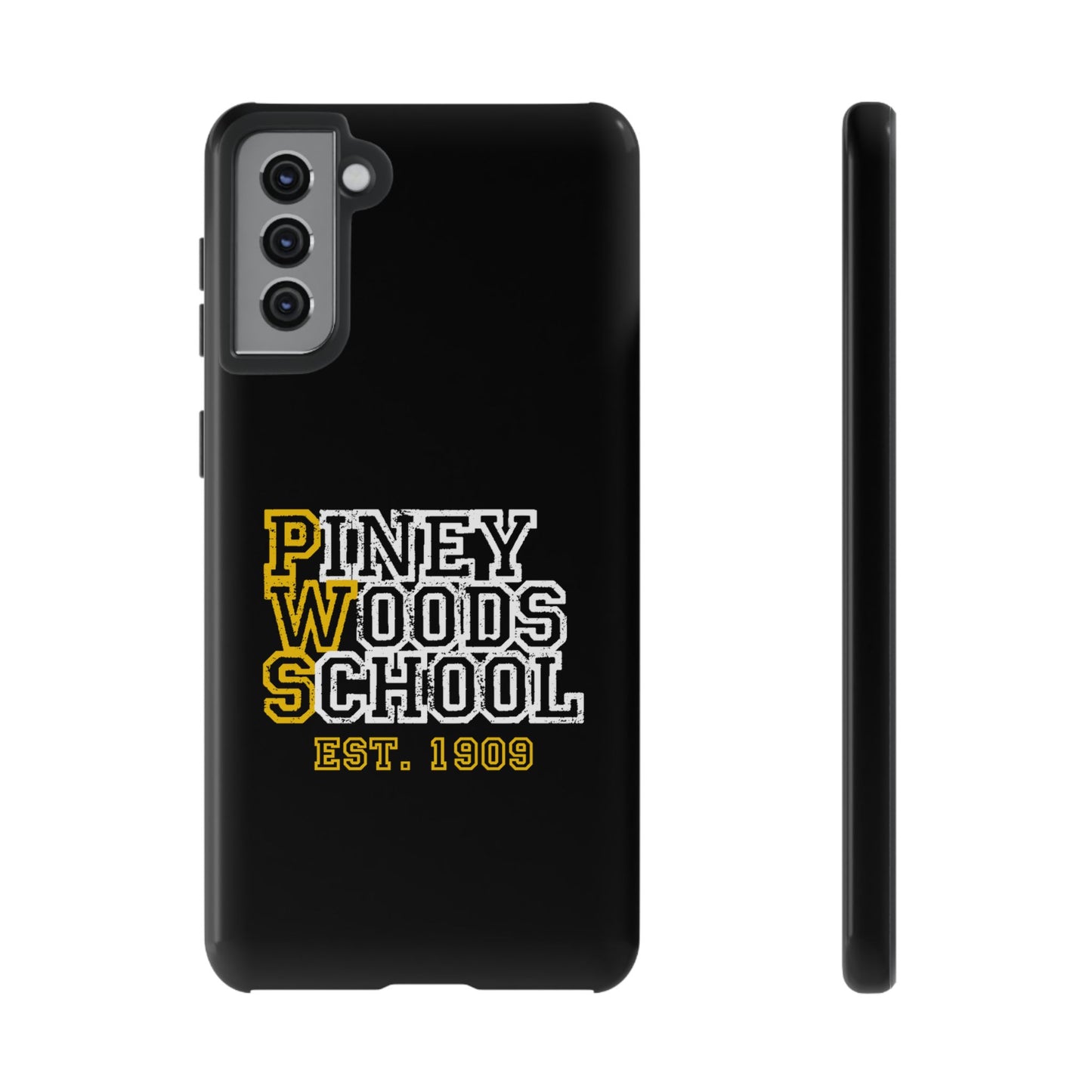 Samsung Galaxy Tough Cases - Piney Woods Design (Black)