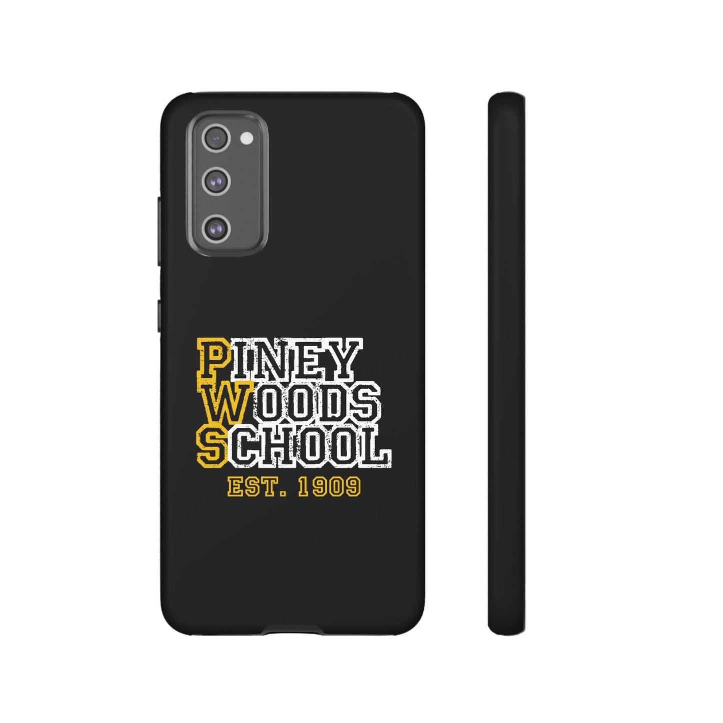 Samsung Galaxy Tough Cases - Piney Woods Design (Black)