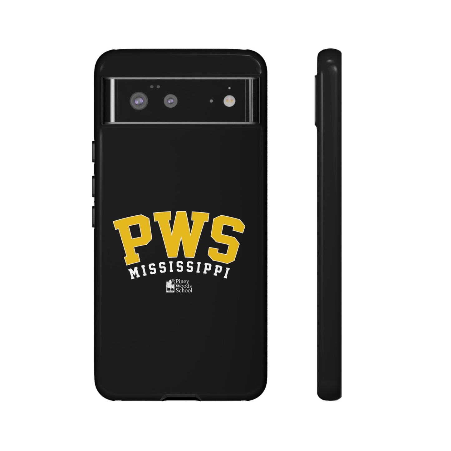 Google Pixel Tough Cases - Piney Woods Design (Black)