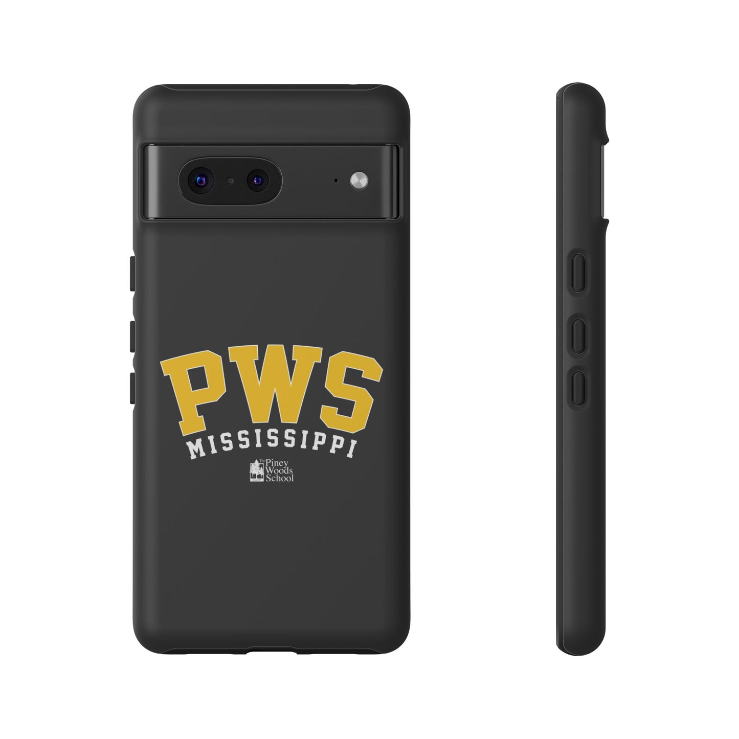 Google Pixel Tough Cases - Piney Woods Design (Black)