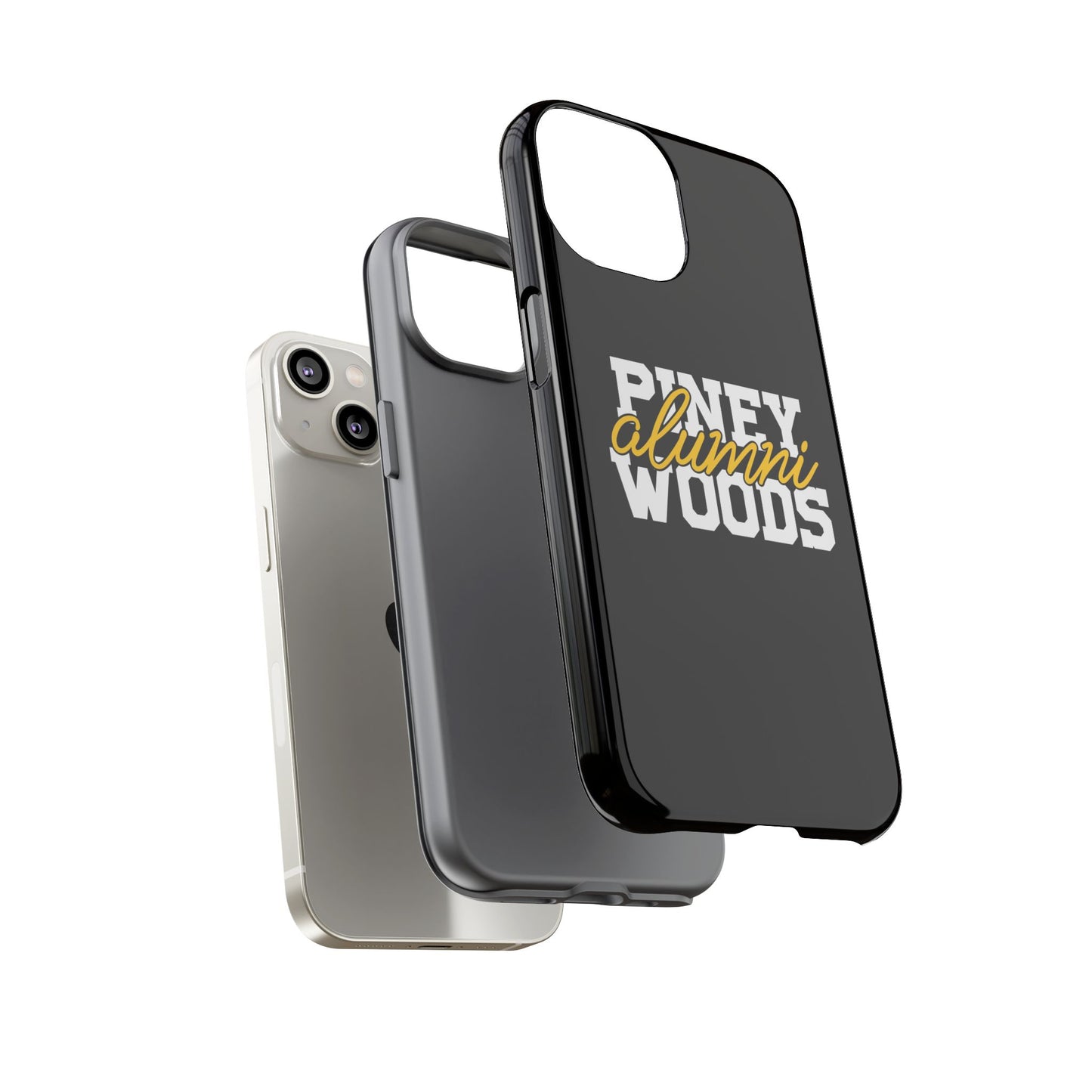 iPhone Cases - Piney Woods Tough Cases (Black)