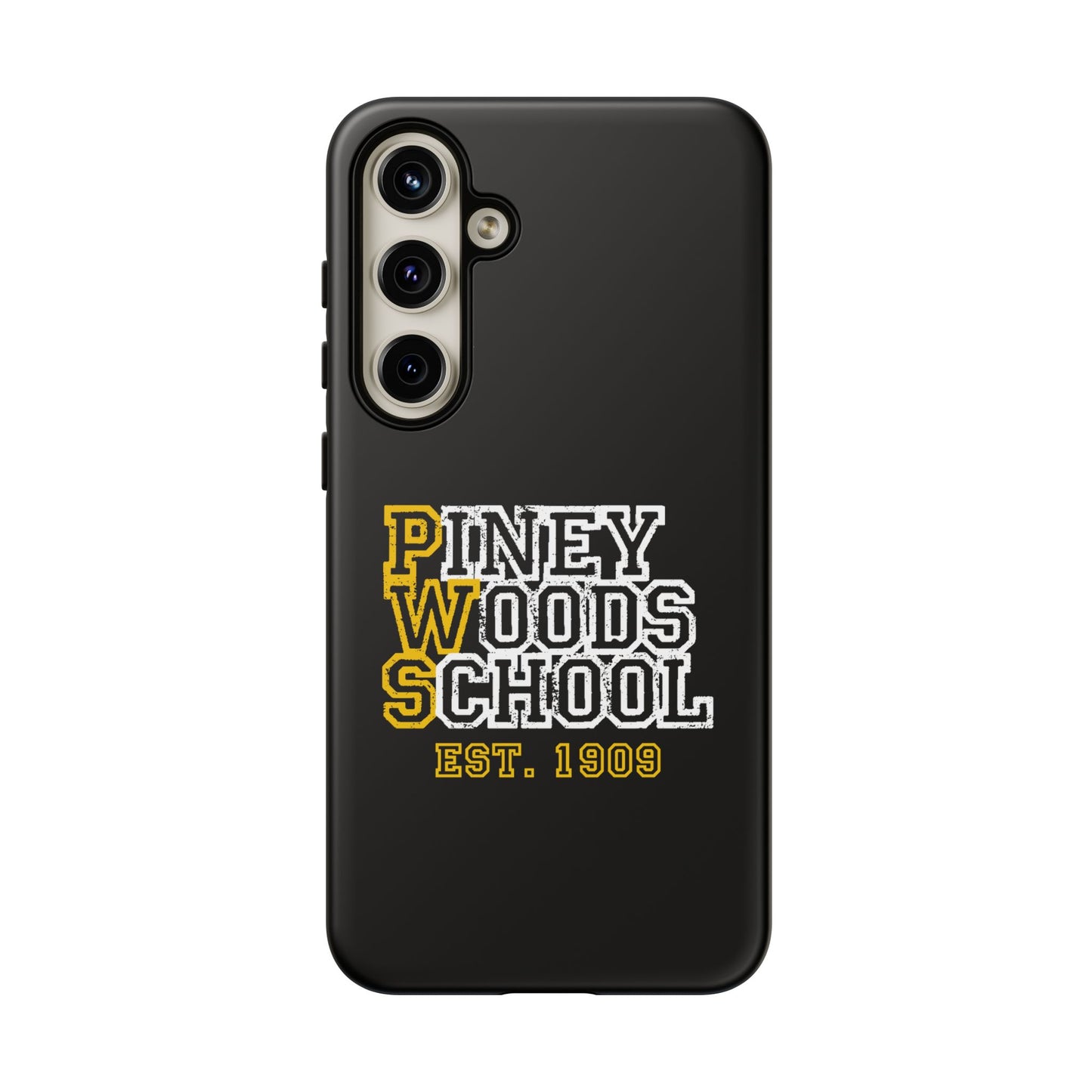 Samsung Galaxy Tough Cases - Piney Woods Design (Black)