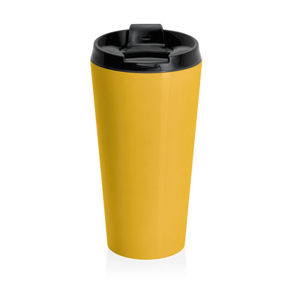 Stainless Steel Travel Mug (Yellow)