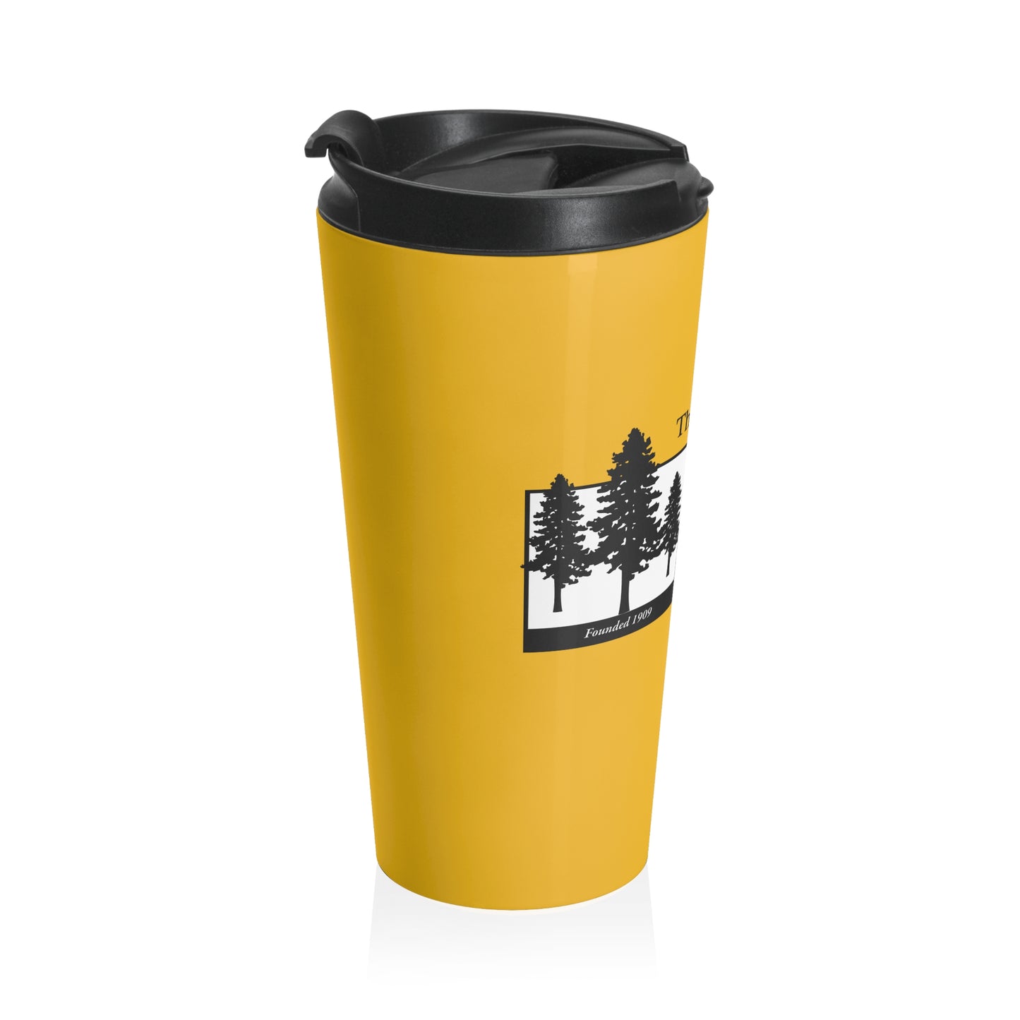 Stainless Steel Travel Mug (Yellow)