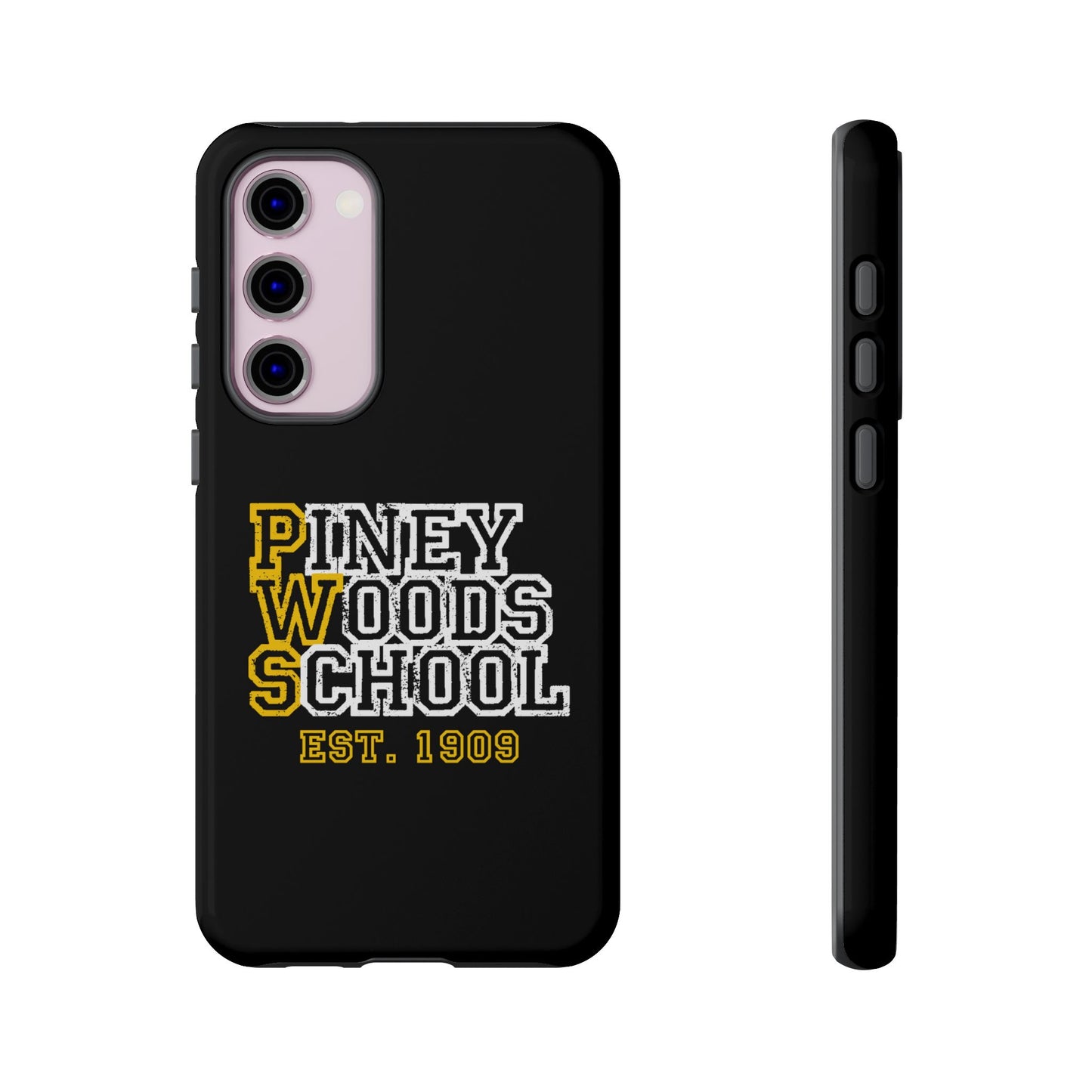 Samsung Galaxy Tough Cases - Piney Woods Design (Black)