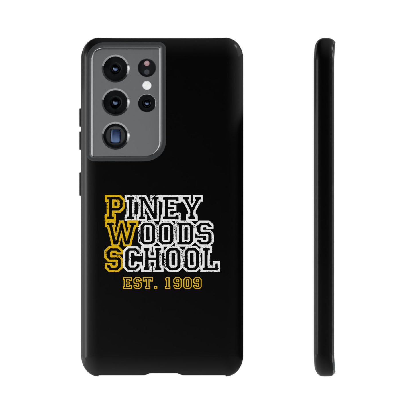 Samsung Galaxy Tough Cases - Piney Woods Design (Black)