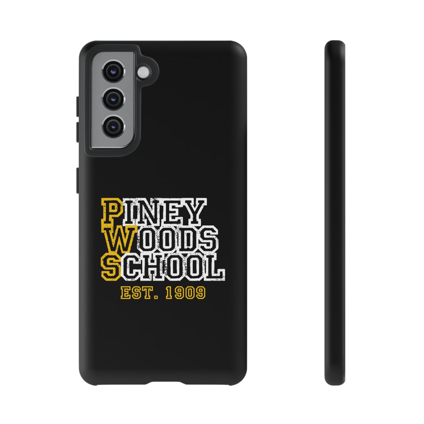 Samsung Galaxy Tough Cases - Piney Woods Design (Black)