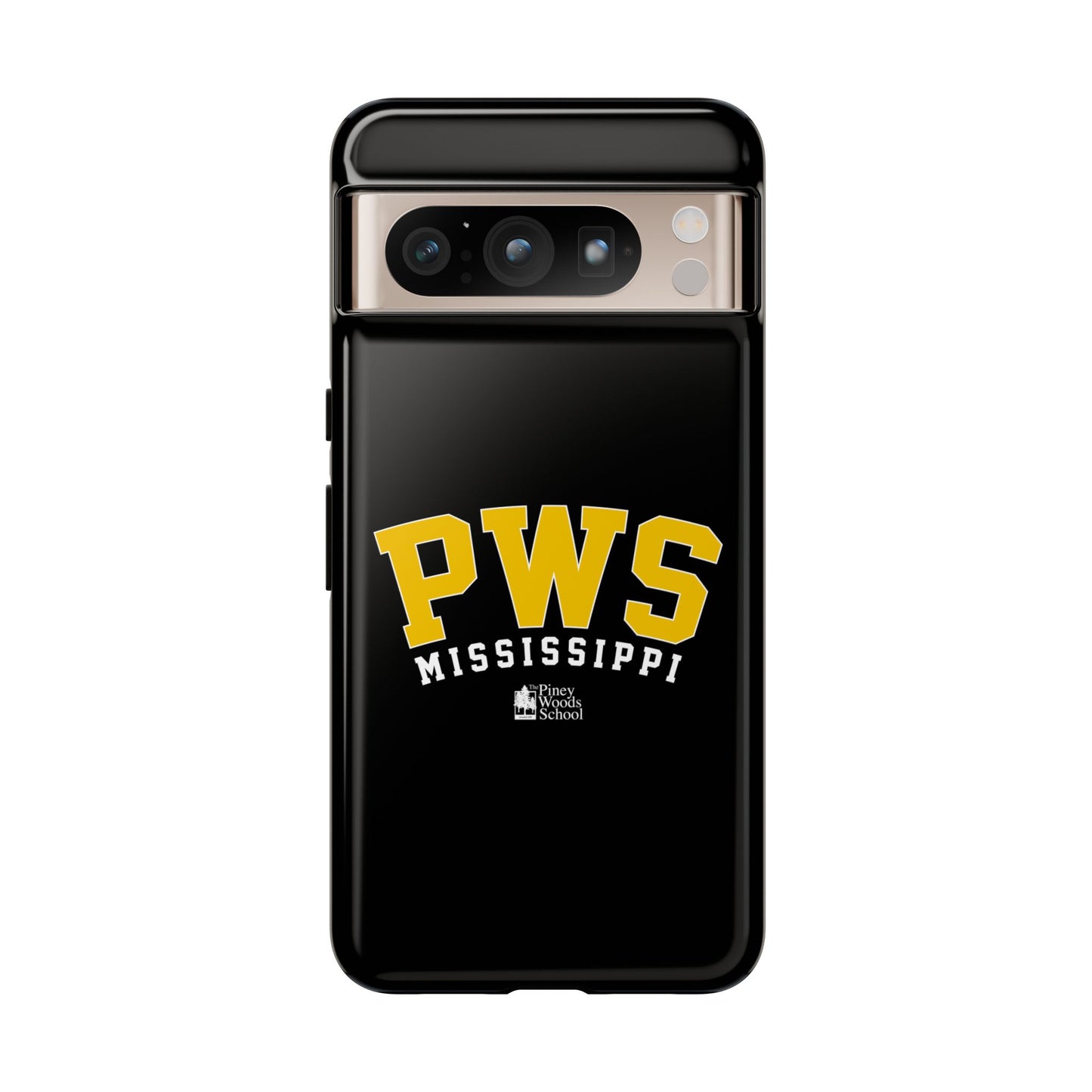 Google Pixel Tough Cases - Piney Woods Design (Black)