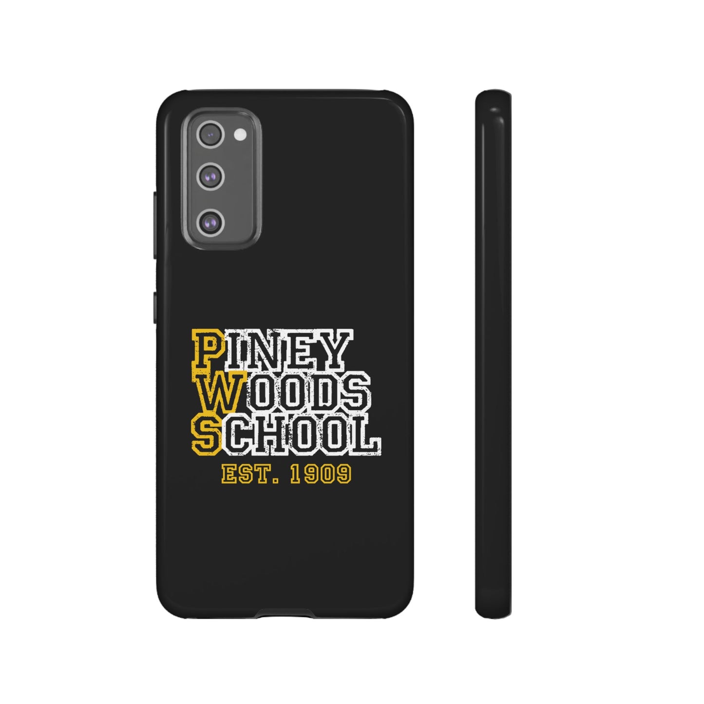 Samsung Galaxy Tough Cases - Piney Woods Design (Black)