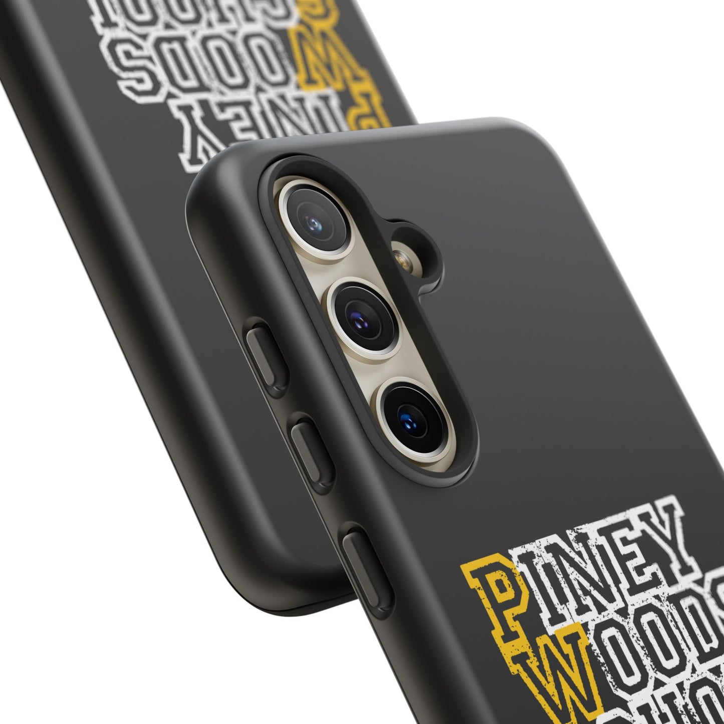 Samsung Galaxy Tough Cases - Piney Woods Design (Black)