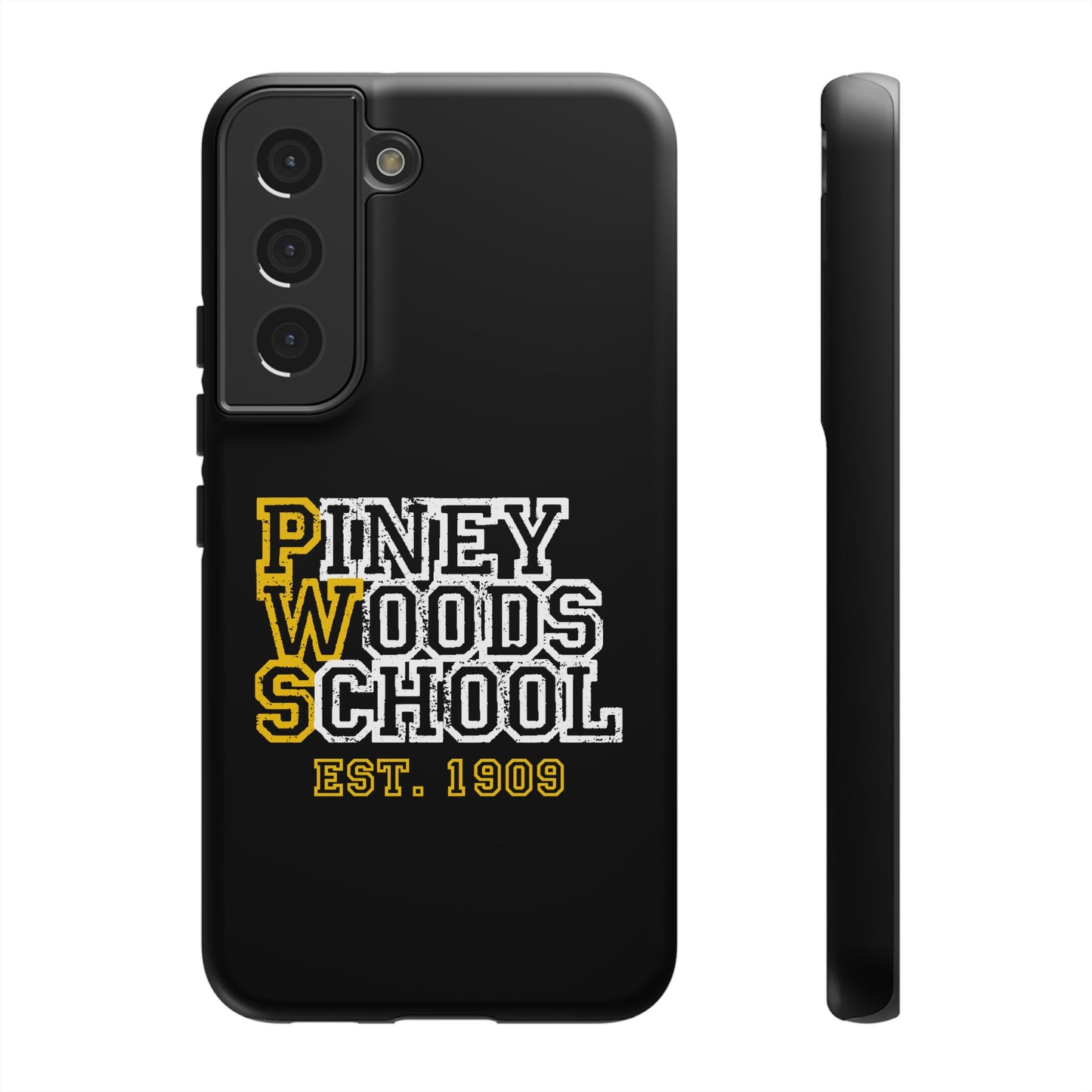 Samsung Galaxy Tough Cases - Piney Woods Design (Black)