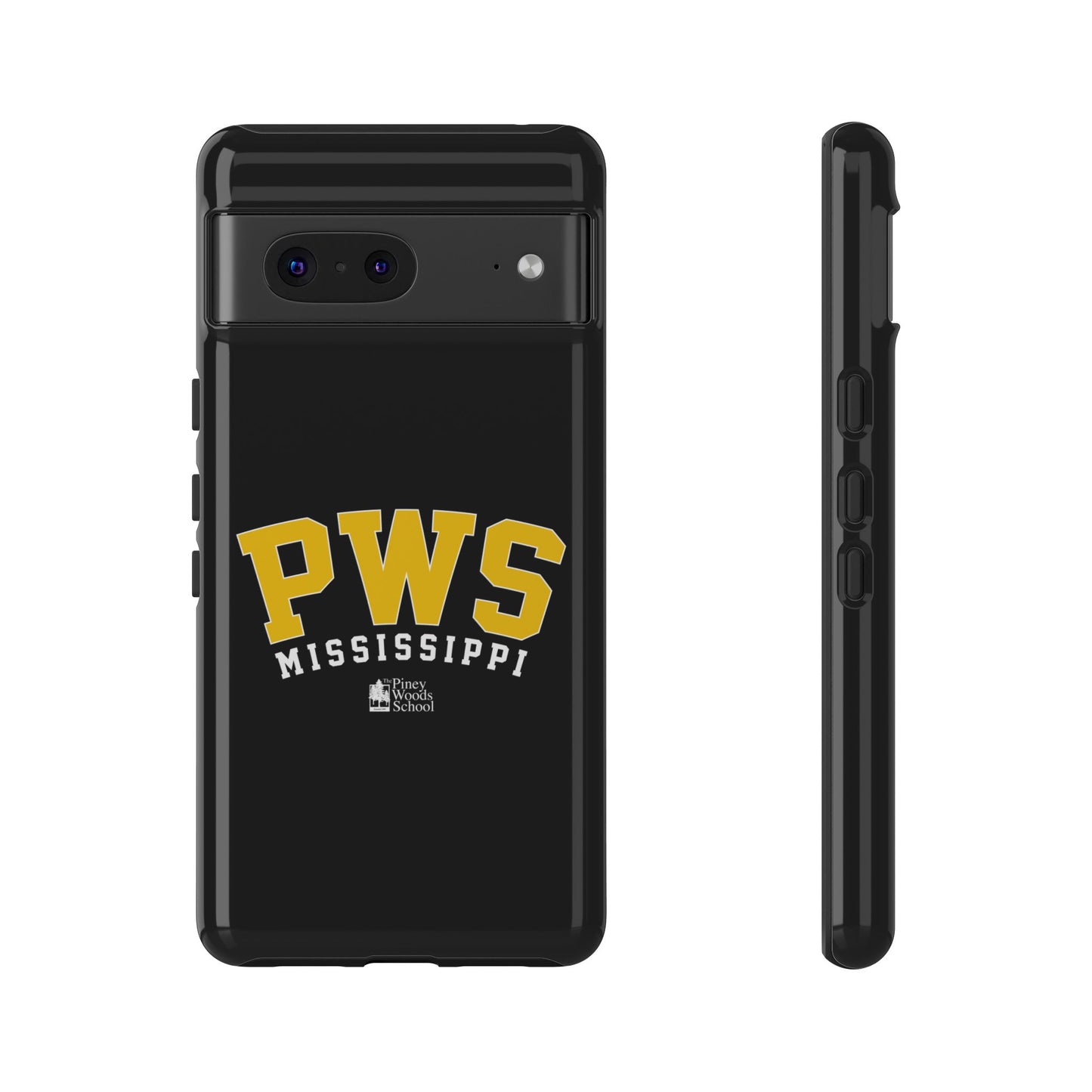 Google Pixel Tough Cases - Piney Woods Design (Black)