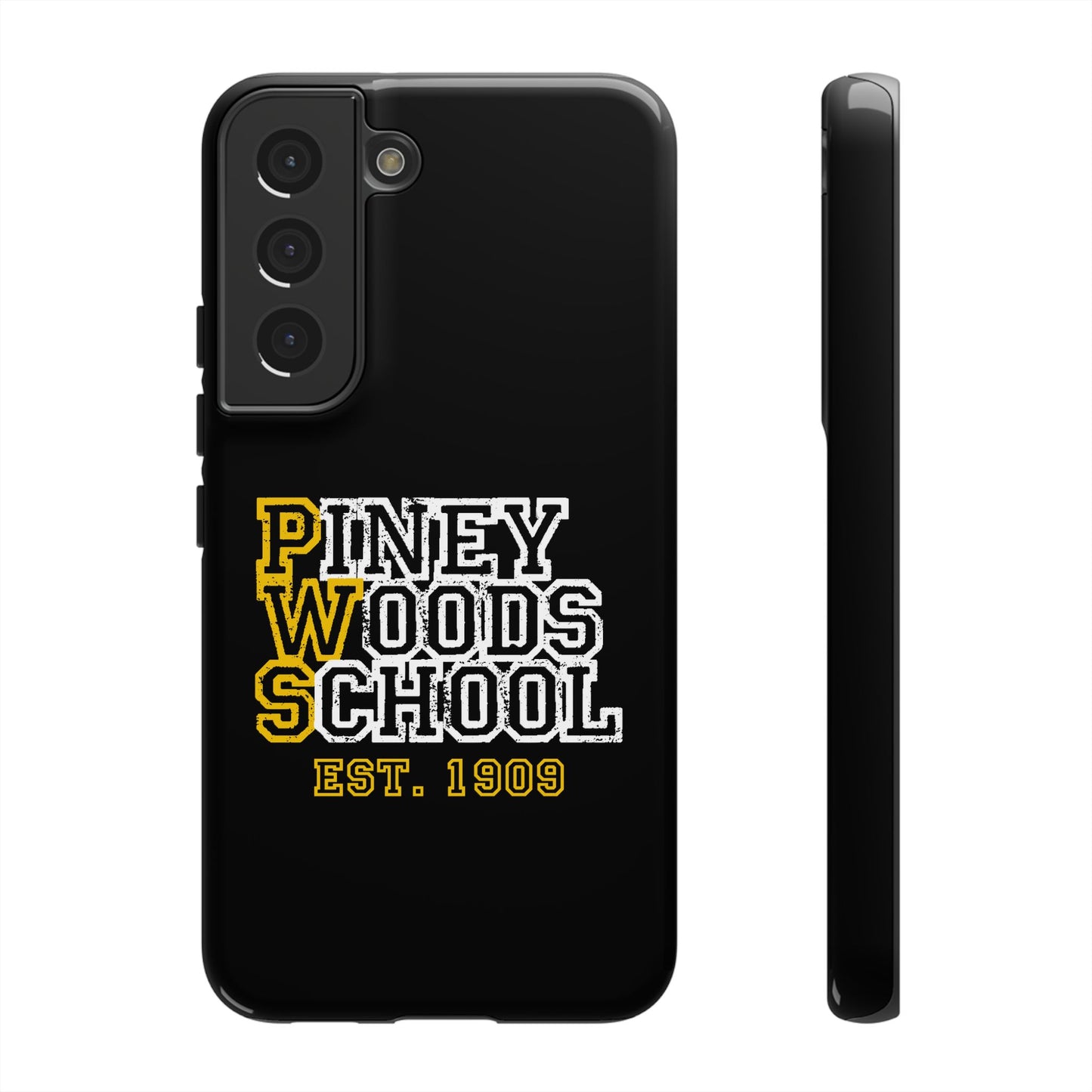 Samsung Galaxy Tough Cases - Piney Woods Design (Black)