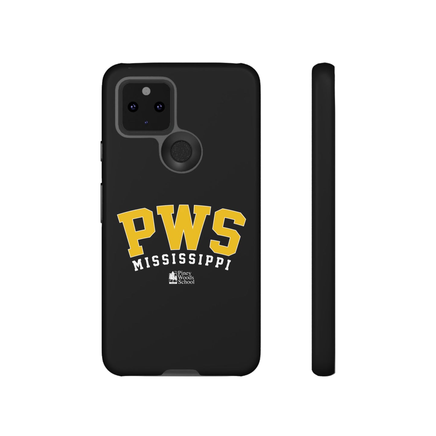 Google Pixel Tough Cases - Piney Woods Design (Black)