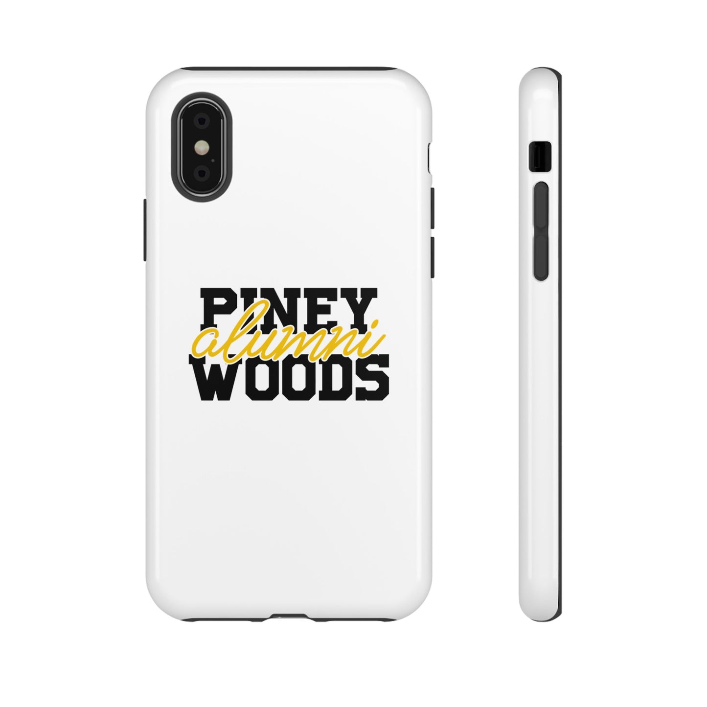 iPhone Cases - Piney Woods Tough Cases (White)