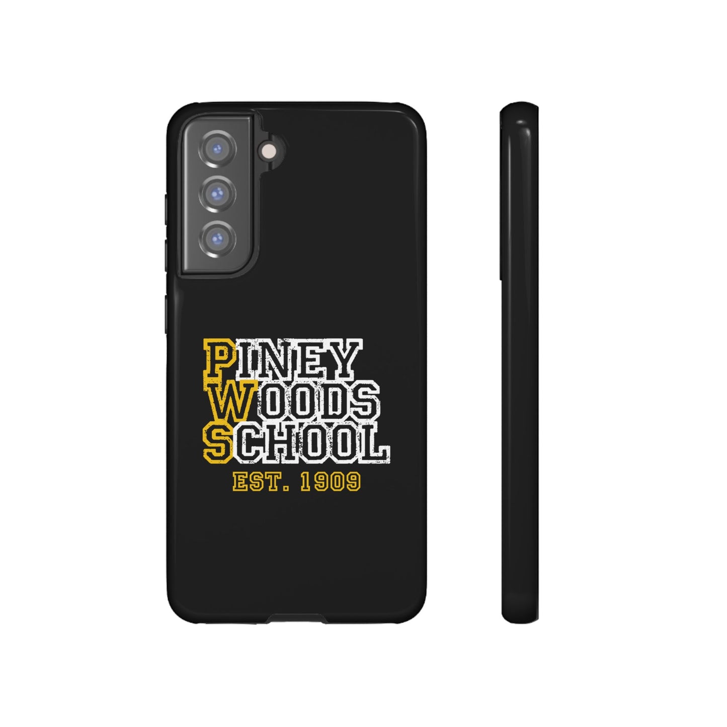 Samsung Galaxy Tough Cases - Piney Woods Design (Black)