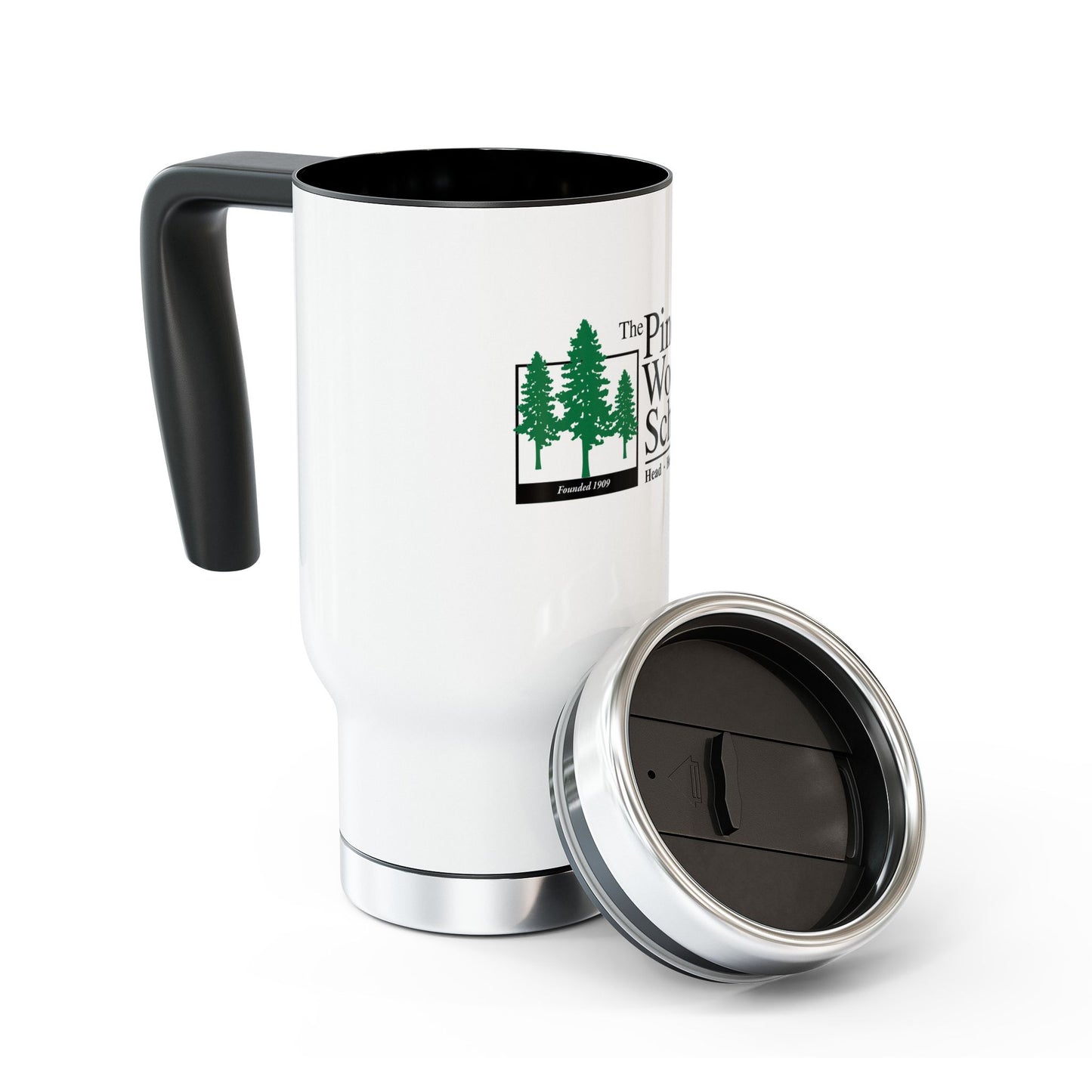 Travel Mug - 14oz Stainless Steel (Green)