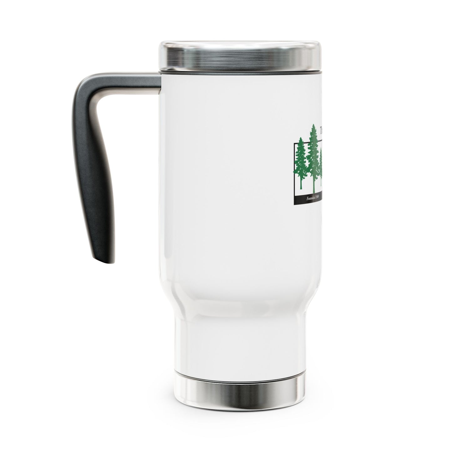 Travel Mug - 14oz Stainless Steel (Green)
