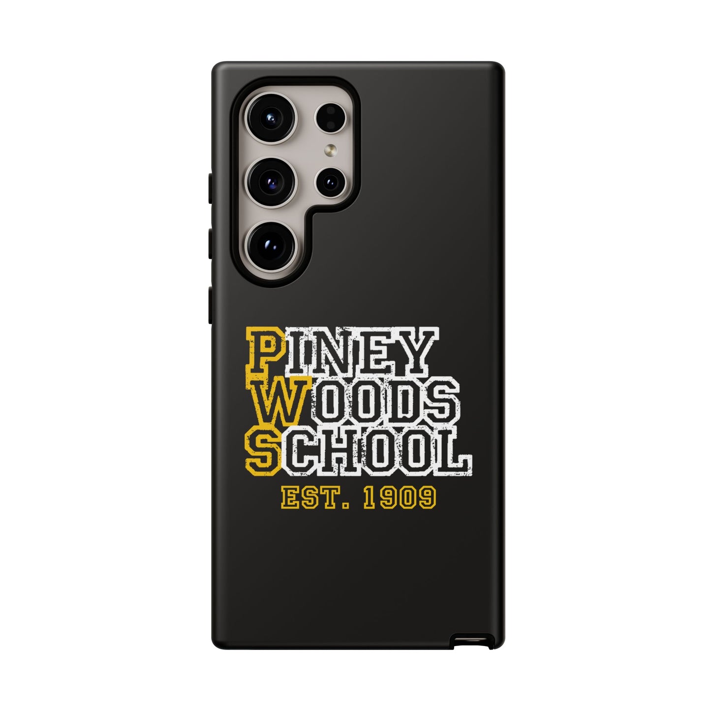 Samsung Galaxy Tough Cases - Piney Woods Design (Black)